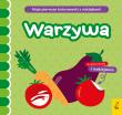 Moje pierwsze kolorowanki z naklejkami. Warzywa. Autor: Natalia Berlik. Dadada.pl Okładka książki Moje pierwsze kolorowanki z naklejkami. Warzywa