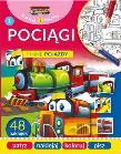 Okładka książki Naklejaj i koloruj. Pociągi i inne pojazdy