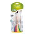 Opakowanie Pędzelki szkolne 6szt bls CRICCO