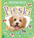 Okładka książki Pieski. Książeczka z naklejkami