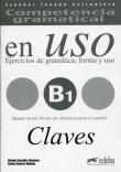 Uso B1 claves Ejercicios de gramatica: forma y uso. Autor: Gonzales Hermoso Alfredo. Dadada.pl Okładka książki Uso B1 claves Ejercicios de gramatica: forma y uso