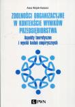 Okładka książki Zdolności organizacyjne w kontekście wyników przedsiębiorstwa