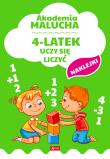 4-LATEK UCZY SIĘ LICZYĆ AKADEMIA MALUCHA. Autor: Opracowanie zbiorowe. Dadada.pl Okładka książki 4-LATEK UCZY SIĘ LICZYĆ AKADEMIA MALUCHA