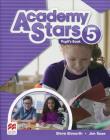 Academy Stars 5 PB + kod online MACMILLAN. Autor: Steve Elsworth, Jim Rose. Dadada.pl Okładka książki Academy Stars 5 PB + kod online MACMILLAN