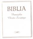 Okładka książki Biblia. Pamiątka Chrztu Świętego (złocona)