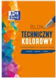 Opakowanie Blok techniczny A4/10K 225G kolor (20szt) OXFORD