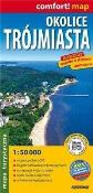 Comfort! map Okolice Trójmiasta 1:50 000 mapa. Autor: praca zbiorowa. Dadada.pl Okładka książki Comfort! map Okolice Trójmiasta 1:50 000 mapa