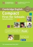Compact First for Schools Presentation Plus DVD-ROM. Autor: Thomas Barbara, Matthews Laura. Dadada.pl Okładka książki Compact First for Schools Presentation Plus DVD-ROM