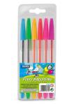 Opakowanie Długopisy fluorescencyjne Lambo School 6 kolorów w etui  L319W6 BF