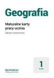 Geografia LO 1 Maturalne karty pracy ZR w.2019. Autor: Maląg Agnieszka. Dadada.pl Okładka książki Geografia LO 1 Maturalne karty pracy ZR w.2019