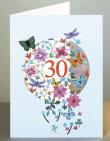Opakowanie Karnet F30 wycinany + koperta Urodziny 30