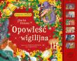 Magiczne dźwięki. Opowieść wigilijna. Autor: Stefania Leonardi Hartley. Dadada.pl Okładka książki Magiczne dźwięki. Opowieść wigilijna
