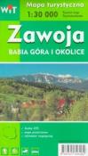 Mapa turystyczna -Zawoja, Babia Góra i okolice WIT. Autor:   Praca zbiorowa. Dadada.pl Okładka książki Mapa turystyczna -Zawoja, Babia Góra i okolice WIT