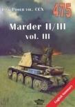 Marder II/III vol.III. Tank Power vol.CCX 475. Autor: Janusz Ledwoch. Dadada.pl Okładka książki Marder II/III vol.III. Tank Power vol.CCX 475