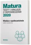 Matura 2020 WOS Testy i arkusze ZR. Autor: Freier-Pniok Barbara, Iwona Walendziak. Dadada.pl Okładka książki Matura 2020 WOS Testy i arkusze ZR