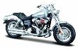 Opakowanie MOTOCYKL FXDFSE CVO FAT BOB 2009 SREBRNY SKALA 1:18
