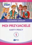 Pewny start. Codziennik szkolny 1 Moi przyjaciele. Autor:   Praca zbiorowa. Dadada.pl Okładka książki Pewny start. Codziennik szkolny 1 Moi przyjaciele