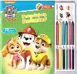 Okładka książki Psi Patrol. Zabawy z kredkami. Prawdziwy bohater