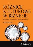 Różnice kulturowe w biznesie. Autor: Zenderowski Radosław, Koziński Bartosz. Dadada.pl Okładka książki Różnice kulturowe w biznesie