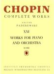 Okładka książki Utwory na fortepian i orkiestrę, CW PWM