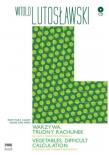 Warzywa. Trudny rachunek PWM. Autor: Lutosławski Witold. Dadada.pl Okładka książki Warzywa. Trudny rachunek PWM