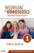 Wędrując ku dorosłości LO 1 ćw. w. 2019 RUBIKON. Autor: Teresa Król, Magdalena Guziak-Nowak. Dadada.pl Okładka książki Wędrując ku dorosłości LO 1 ćw. w. 2019 RUBIKON