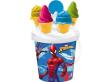 Opakowanie Wiaderko z foremkami Spiderman 17 cm