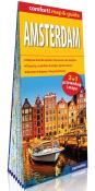 Okładka książki Amsterdam laminowany map&guide 2w1: przewodnik i mapa