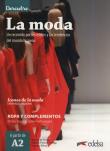 Descubre  La moda. Autor: de Prada  Marisa, Puente Ortega Paloma, Mota Eugenia. Dadada.pl Okładka książki Descubre  La moda