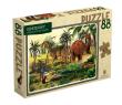 Okładka książki Dinozaury Puzzle