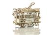 Opakowanie Drewniane puzzle 3D City Tram + tory kolejowe