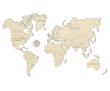 Opakowanie Drewniane puzzle 3D Mapa Świata M