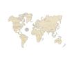 Opakowanie Drewniane puzzle 3D Mapa Świata XL