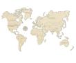 Opakowanie Drewniane puzzle 3D Mapa Świata XXL