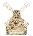 Opakowanie Drewniane puzzle 3D Wiatrak