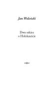 Dwa szkice o Holokauście. Autor: Jan Woleński. Dadada.pl Okładka książki Dwa szkice o Holokauście