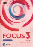 Focus Second Edition 3 Teacher's Book + 4CD i DVD. Autor: Reilly Patricia, Tkacz Arek, Łada-Grodzicka Anna. Dadada.pl Okładka książki Focus Second Edition 3 Teacher's Book + 4CD i DVD