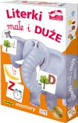 Opakowanie GRA MEMORY LITERKI MAŁE I DUŻE