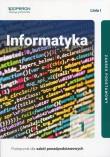 Okładka książki Informatyka LO 1 Podr. ZP w.2019