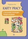 Karty pracy z ćw. korekcyjno-kompensacyjnymi. Autor: Hinz Magdalena. Dadada.pl Okładka książki Karty pracy z ćw. korekcyjno-kompensacyjnymi