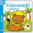 Kolorowanki z naklejkami Obrazki. Autor: Piotr Kozera. Dadada.pl Okładka książki Kolorowanki z naklejkami Obrazki
