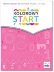 Kolorowy start. 5 i 6 latki Przygotowanie do nauki czytania, pisania, liczenia. Autor: Wiesława Żaba-Żabińska. Dadada.pl Okładka książki Kolorowy start. 5 i 6 latki Przygotowanie do nauki czytania, pisania, liczenia