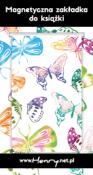 Opakowanie Magnetyczna zakładka do książki - Motyle (opakowanie 2 sztuki)