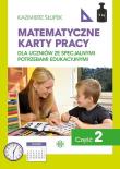 Matematyczne karty pracy cz.2. Autor: Kazimierz Słupek. Dadada.pl Okładka książki Matematyczne karty pracy cz.2