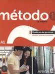 Metodo 1 de espanol Cuaderno de Ejercicios A1 + CD. Autor: Robles Ávila Sara, Cárdenas Bernal Francisca, Hierro Montosa Antonio. Dadada.pl Okładka książki Metodo 1 de espanol Cuaderno de Ejercicios A1 + CD