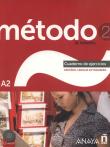 Metodo 2 de espanol Cuaderno de Ejercicios A2 + CD. Autor: Peláez Santamaría Salvador, Esteba Ramos Diana, Zayas López Purificación. Dadada.pl Okładka książki Metodo 2 de espanol Cuaderno de Ejercicios A2 + CD