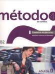 Metodo 4 de espanol Cuaderno de Ejercicios B2 + CD. Autor: Peláez Santamaría Salvador, Esteba Ramos Diana. Dadada.pl Okładka książki Metodo 4 de espanol Cuaderno de Ejercicios B2 + CD