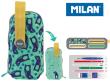 Multipiórnik MILAN owalny z 4 piórnikami NET & LIT zielony. Wydawca: MILAN. Dadada.pl Opakowanie Multipiórnik MILAN owalny z 4 piórnikami NET & LIT zielony