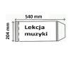 Opakowanie Okładka na podręcznik Lekcja muzyki (25szt) NARNIA