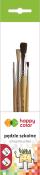 Opakowanie Pędzle szkolne mix włosia A 4szt HAPPY COLOR